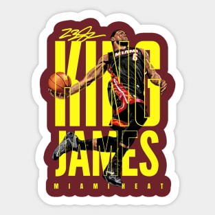 Lebron James Original Aesthetic Tribute 〶 Sticker